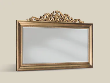 SP6310 - Framed rectangular wooden mirror by Tarocco Vaccari Group - view 2